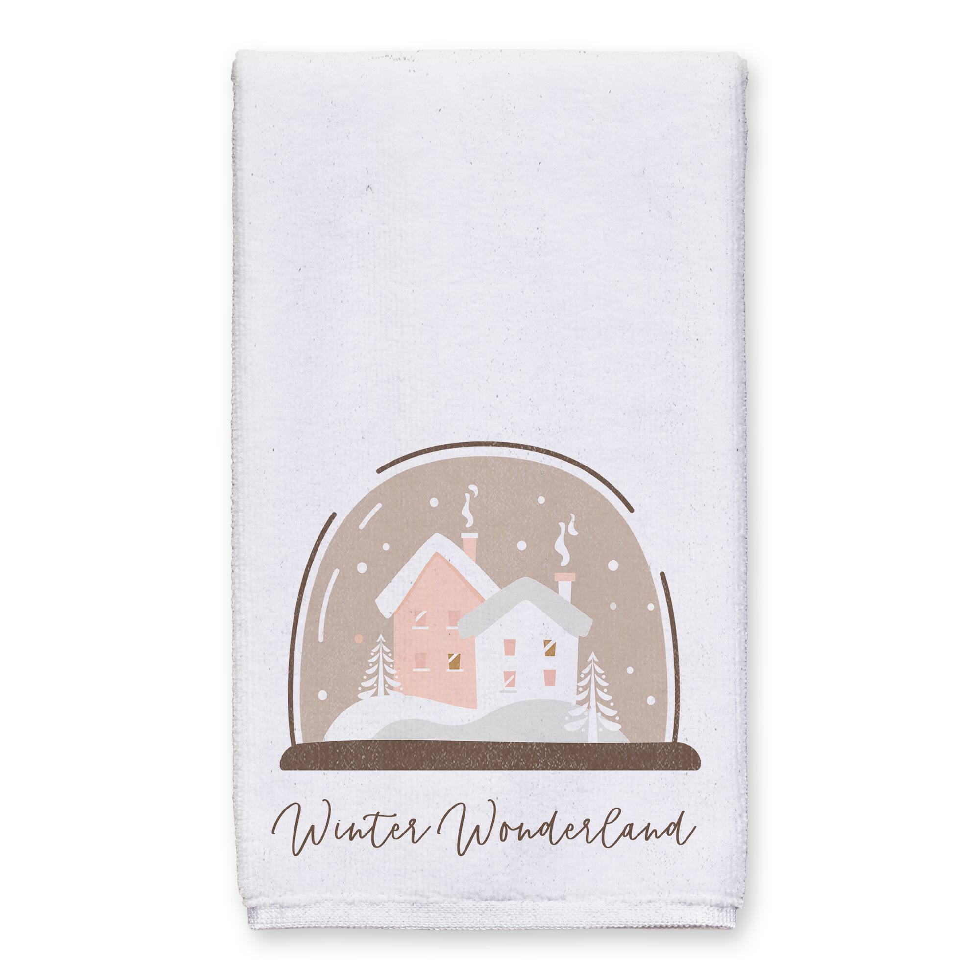 Winter Wonderland Snow Globe Tea Towels - Set of 2